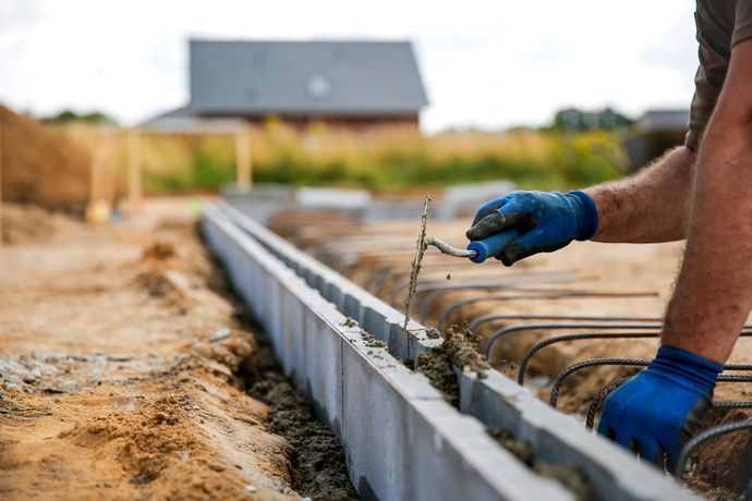 Fondations d'une construction