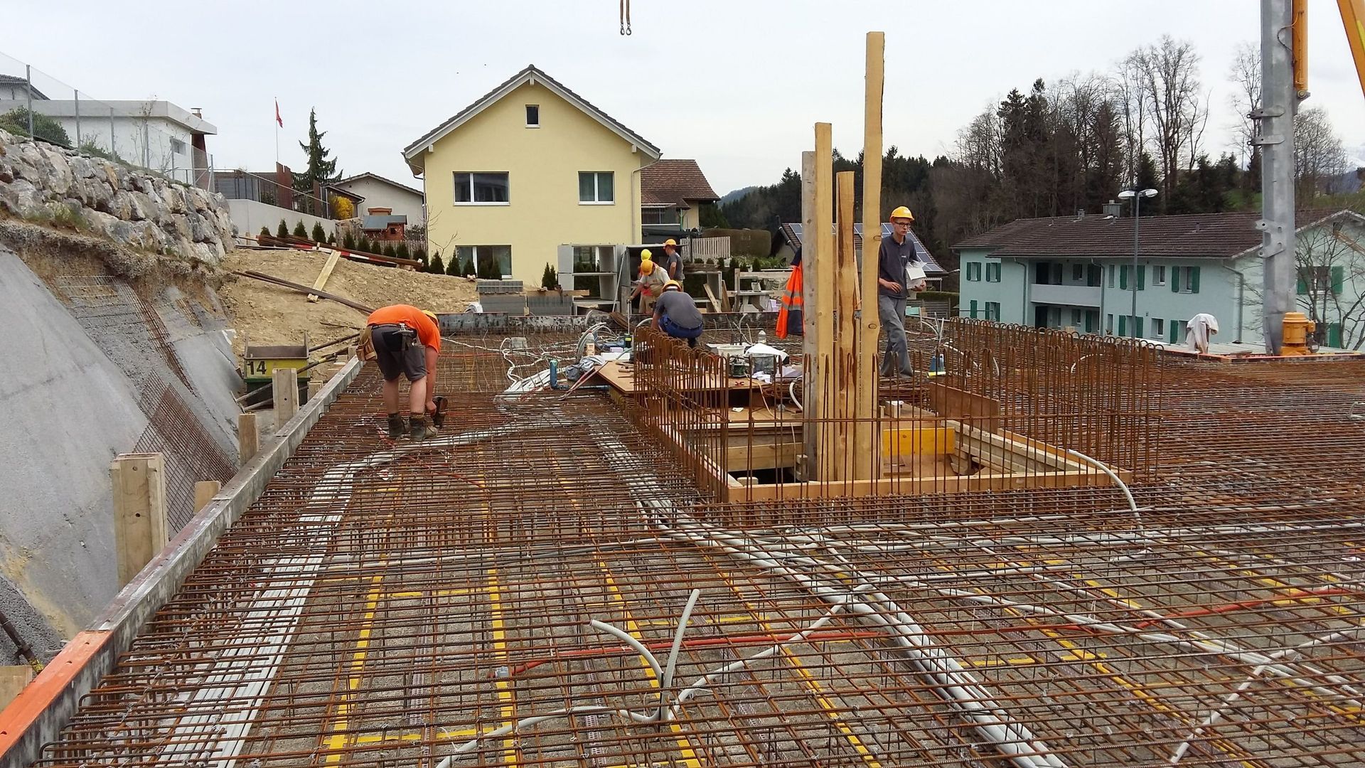 Neubau Deckeneinlage - m + G Elektro AG - Mosnang