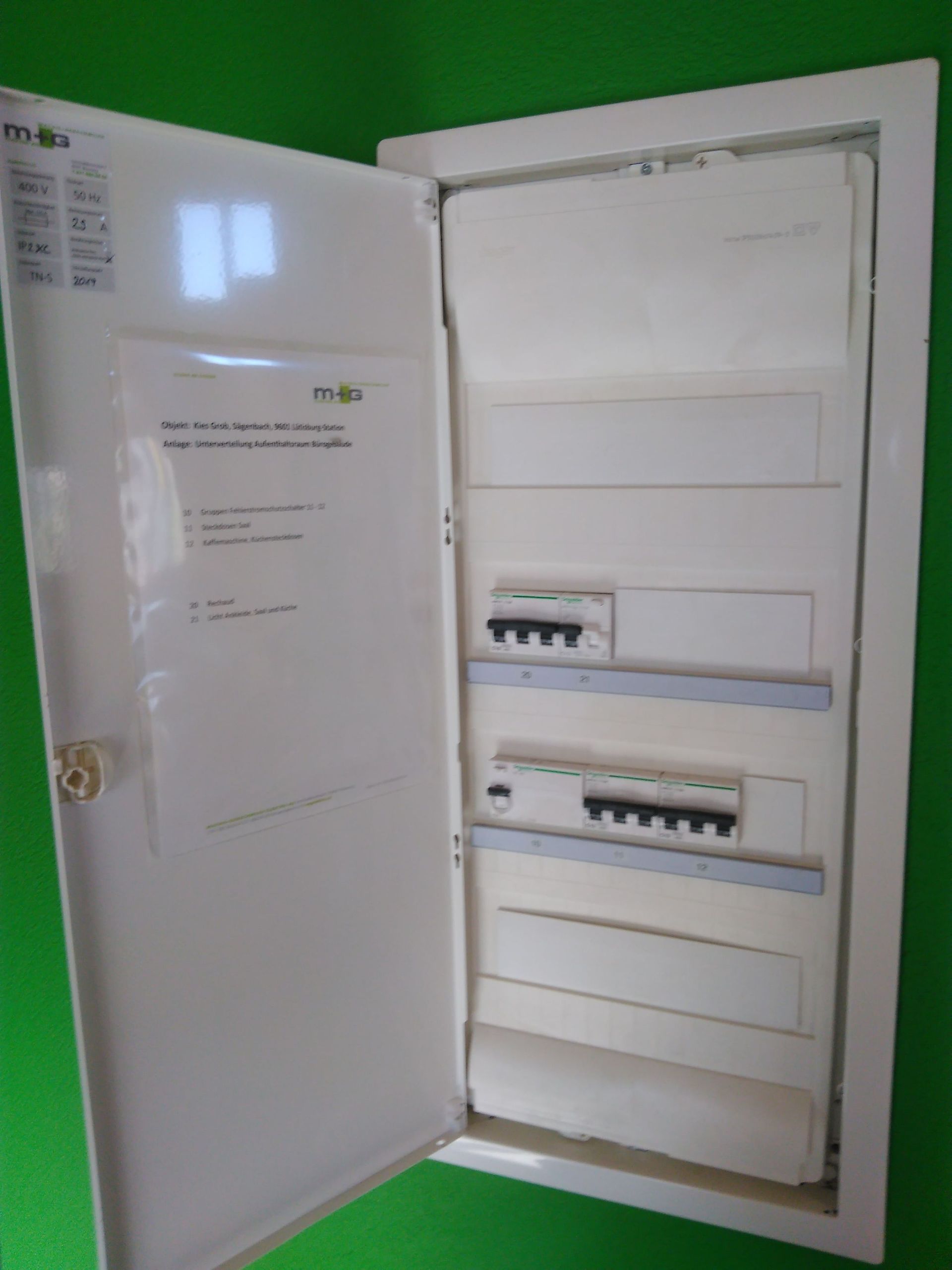 UV Wohnung - m + G Elektro AG - Mosnang