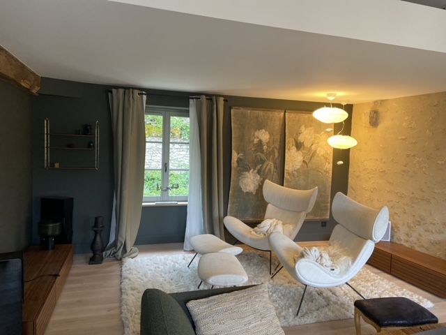 Rénovation de la partie salon d'une maison