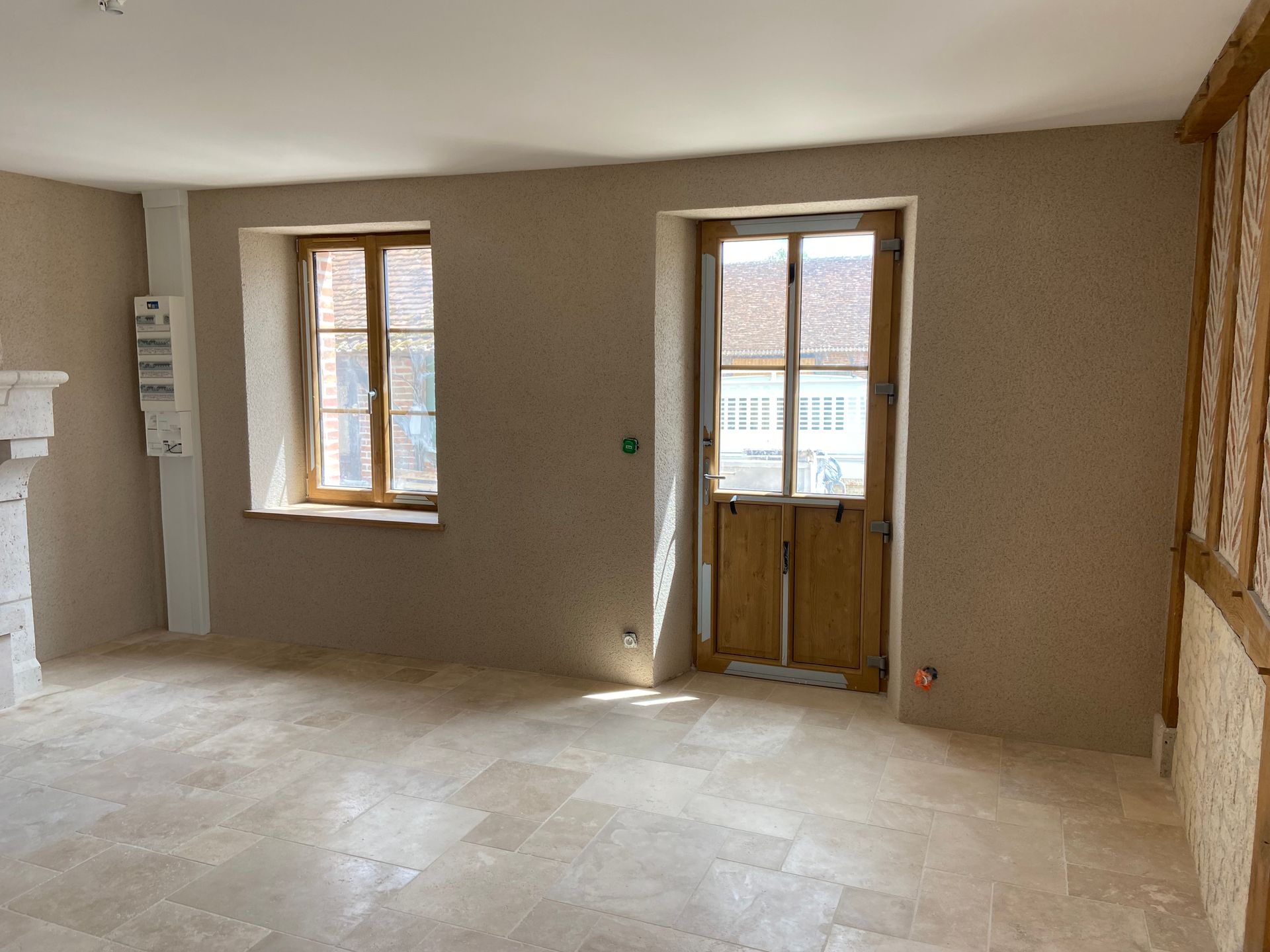 Murs en plâtre traditionnel