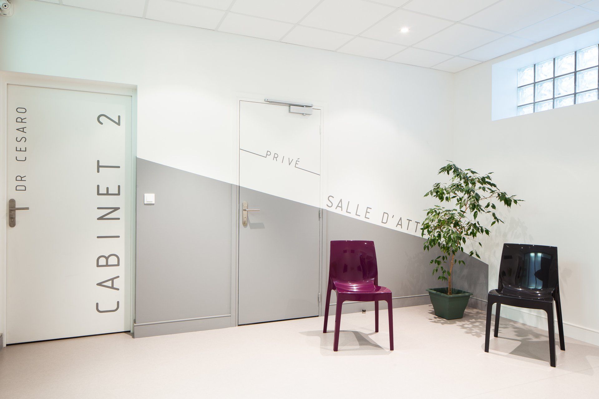 Rénovation d'une salle d'attente