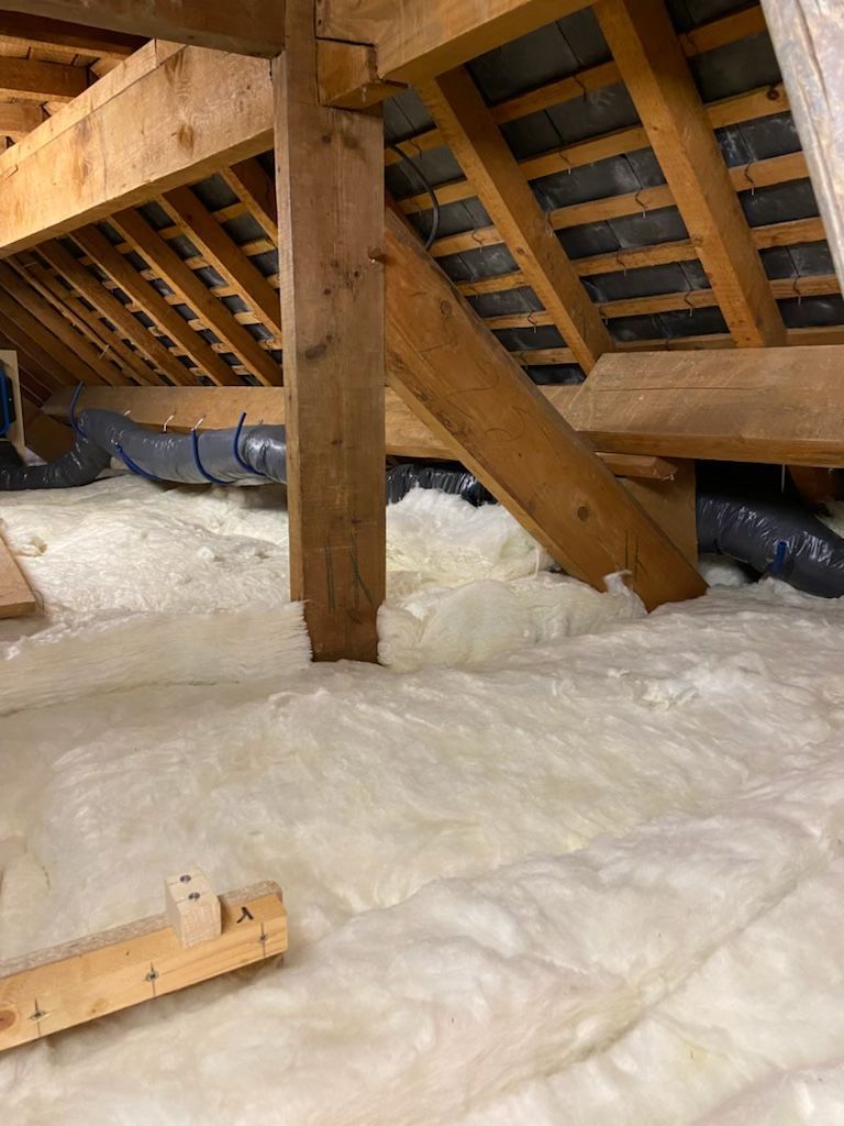 Isolant dans les combles