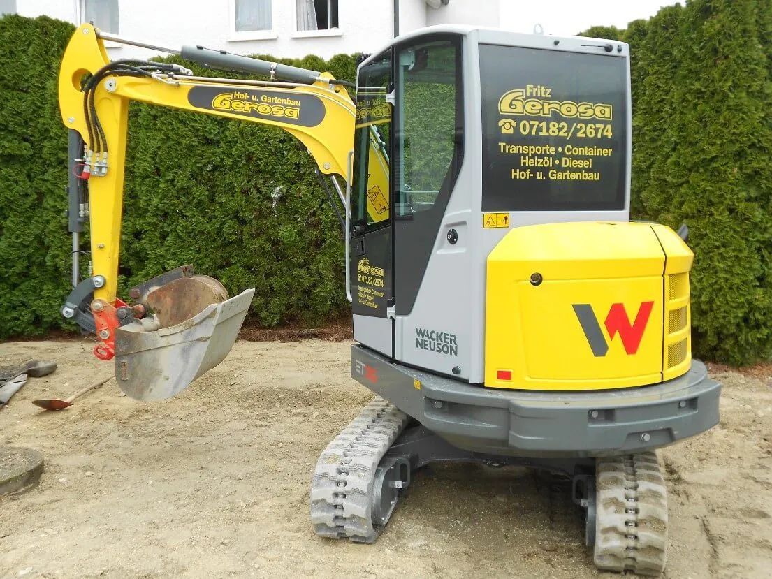 Bagger Fuhrpark vom Fritz Gerosa