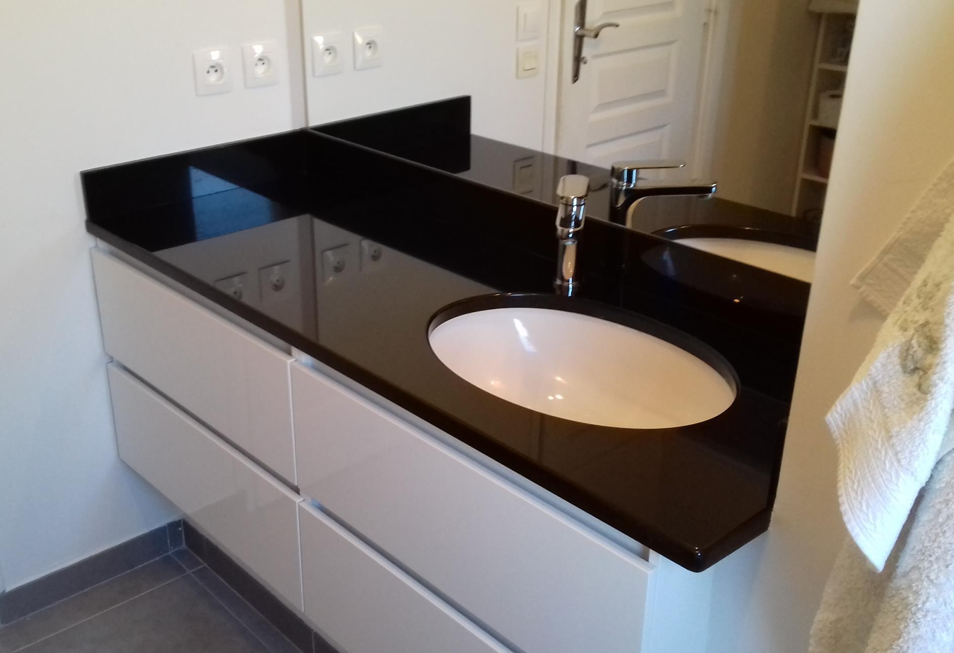 Plan de vasque salle de bain