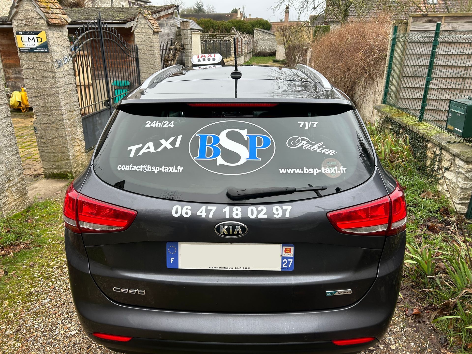 Flocage de la Ceed arrière complet