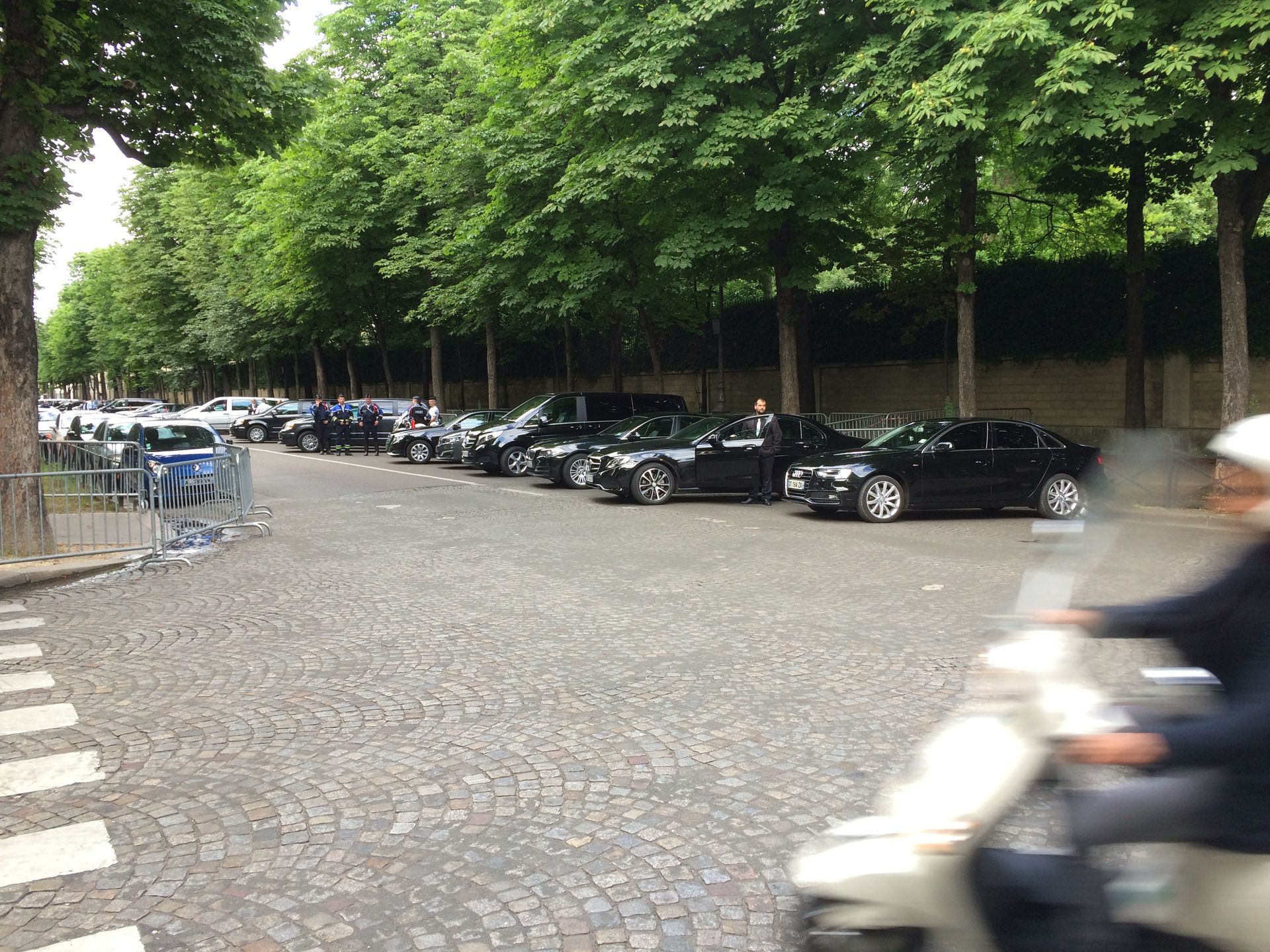 Photo d'une rue pavé