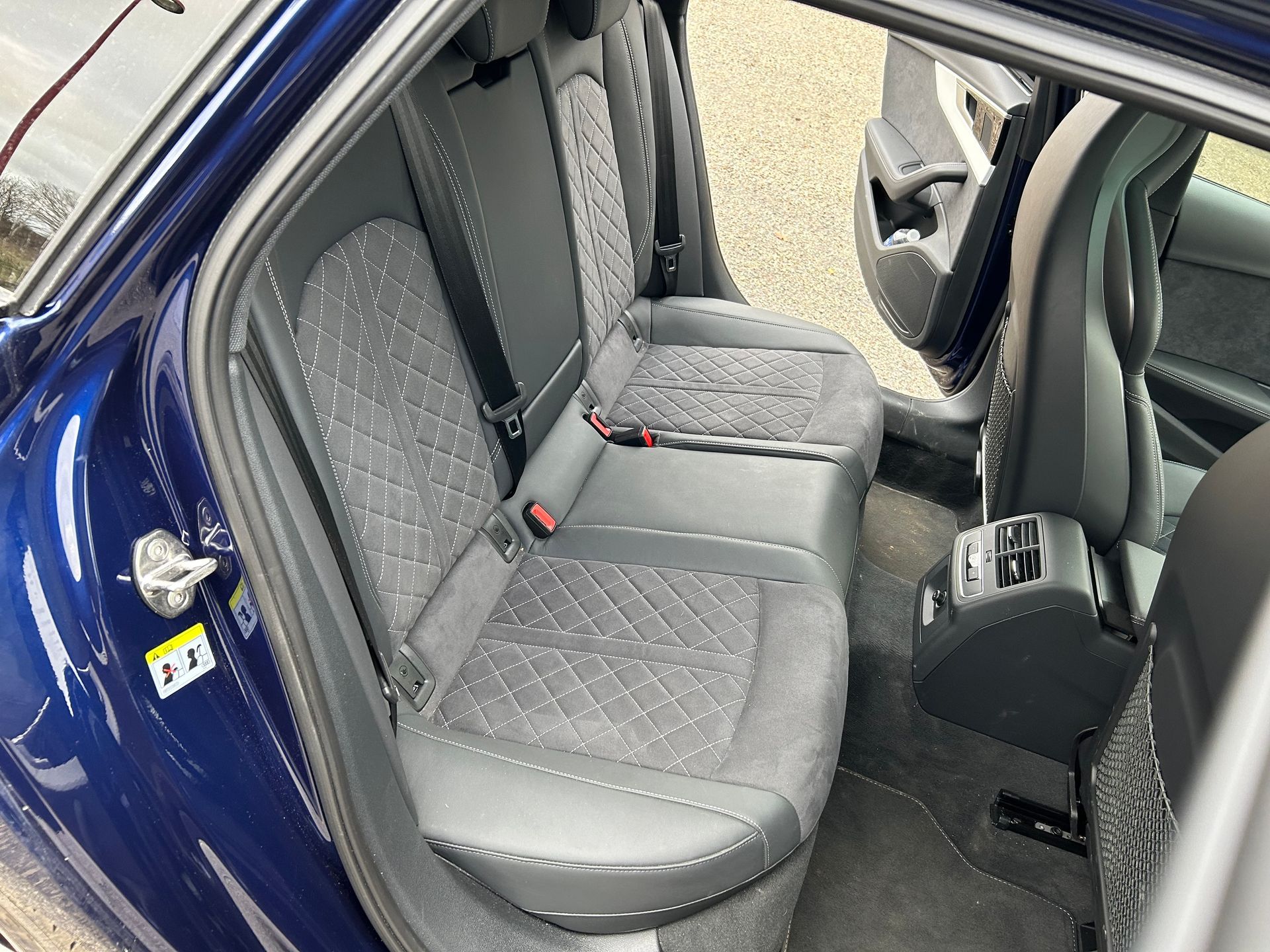 Banquette arrière de l'un de nos véhicules