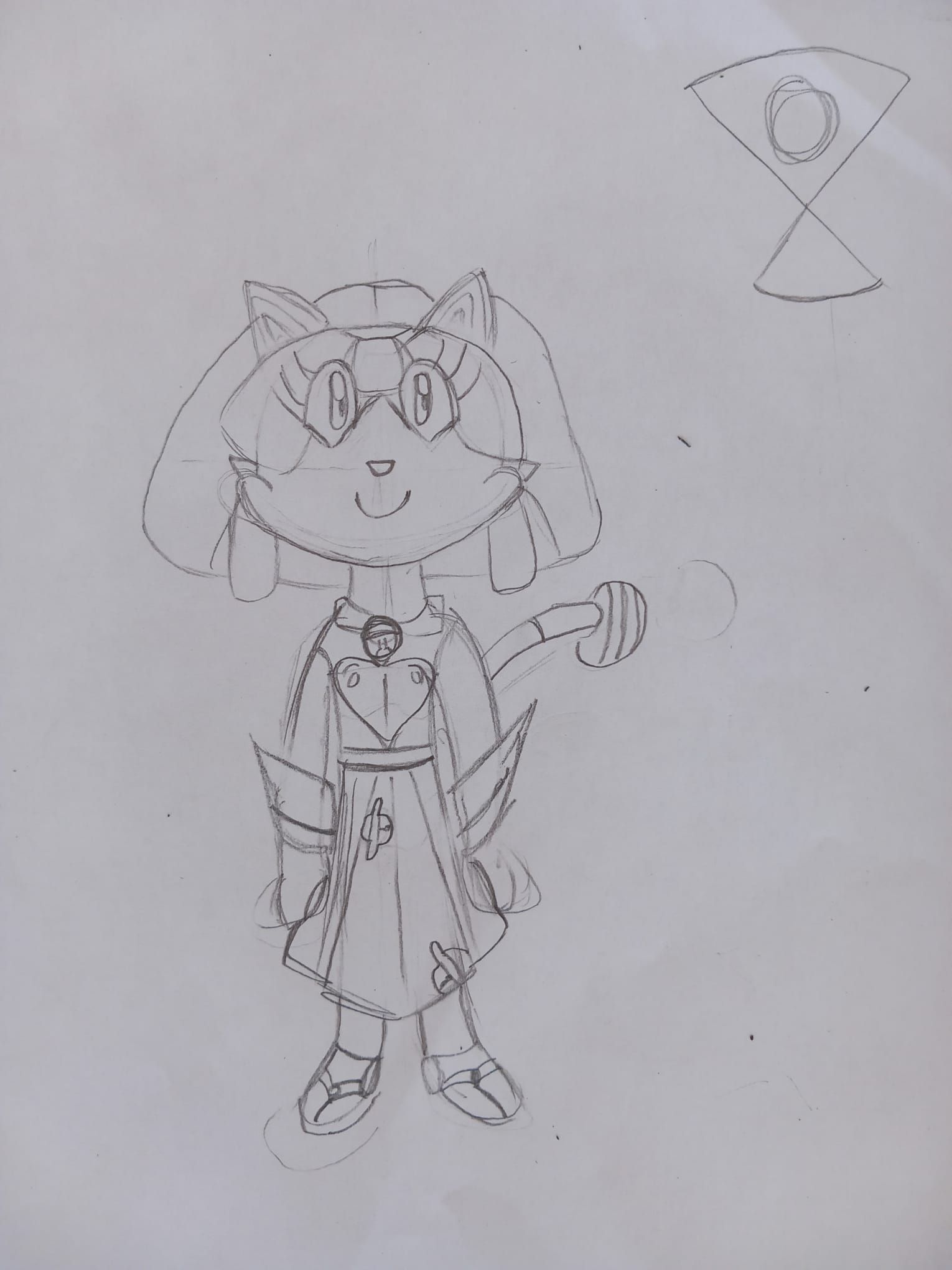 Dessin d'un personnage manga féminin