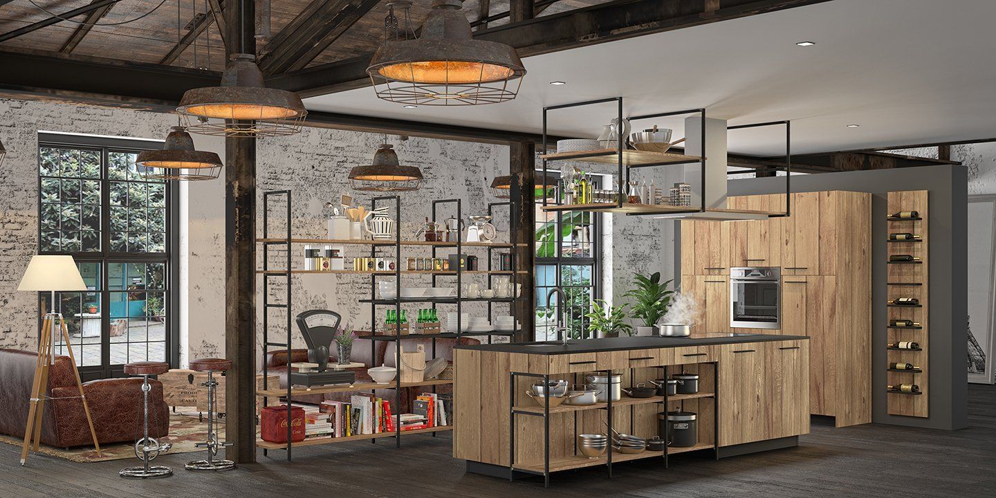 Cuisine Morel en bois