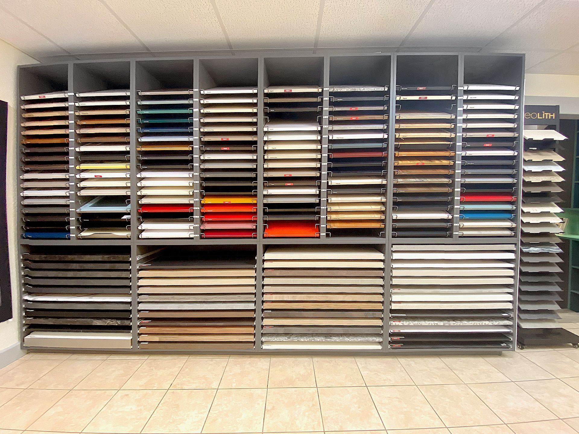 différents tons de bois