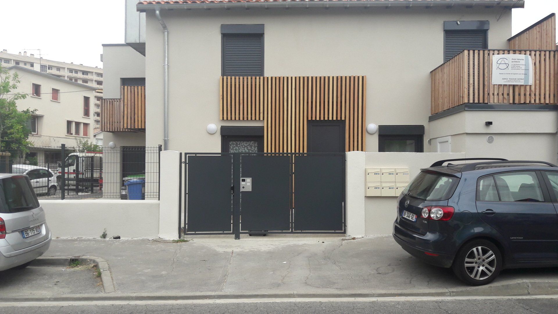 Portillon et clôture