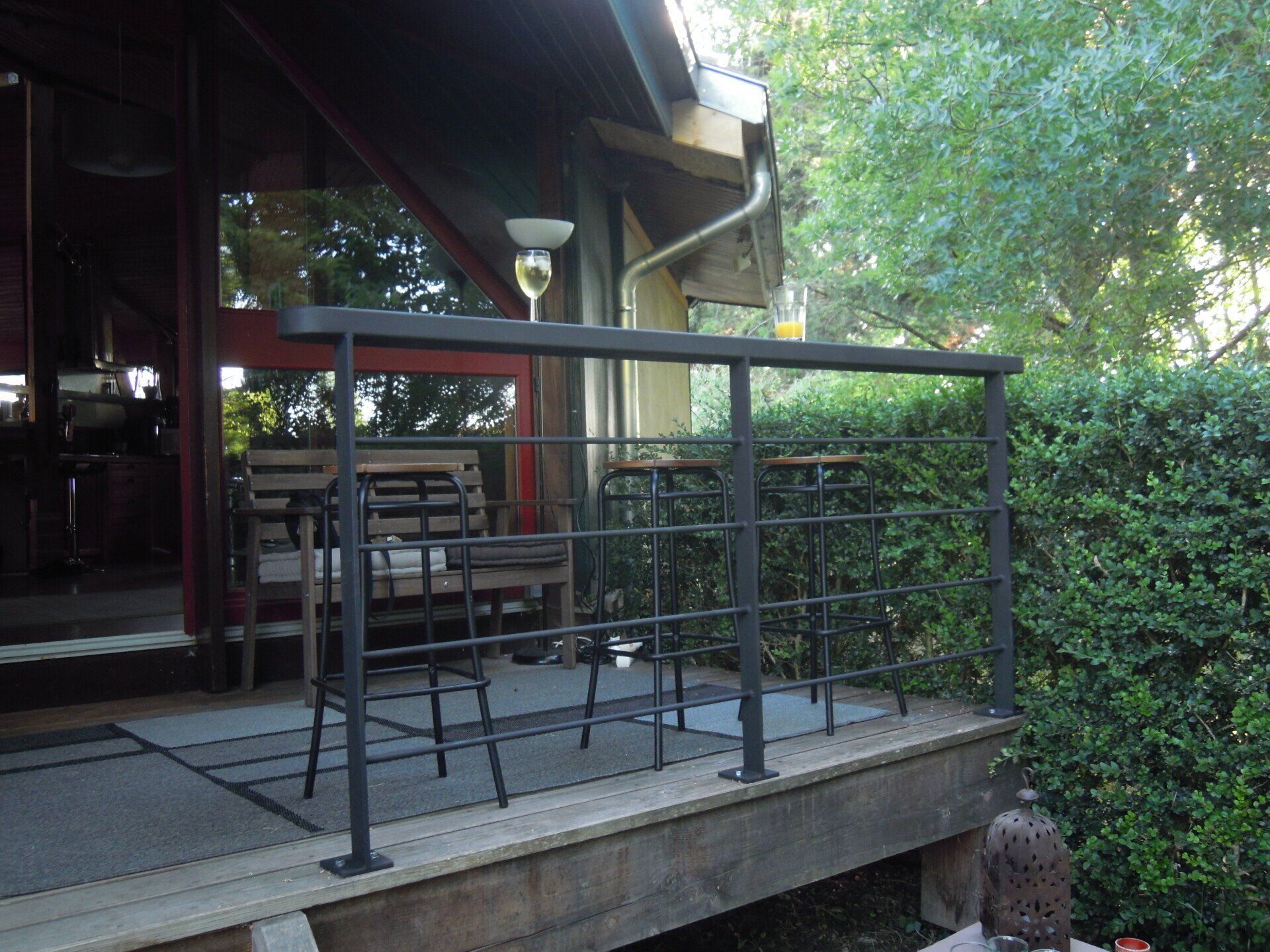 Garde-corps avec barre