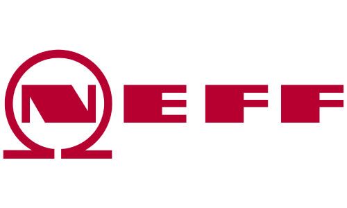 Ein rotes Neff-Logo auf weißem Hintergrund.