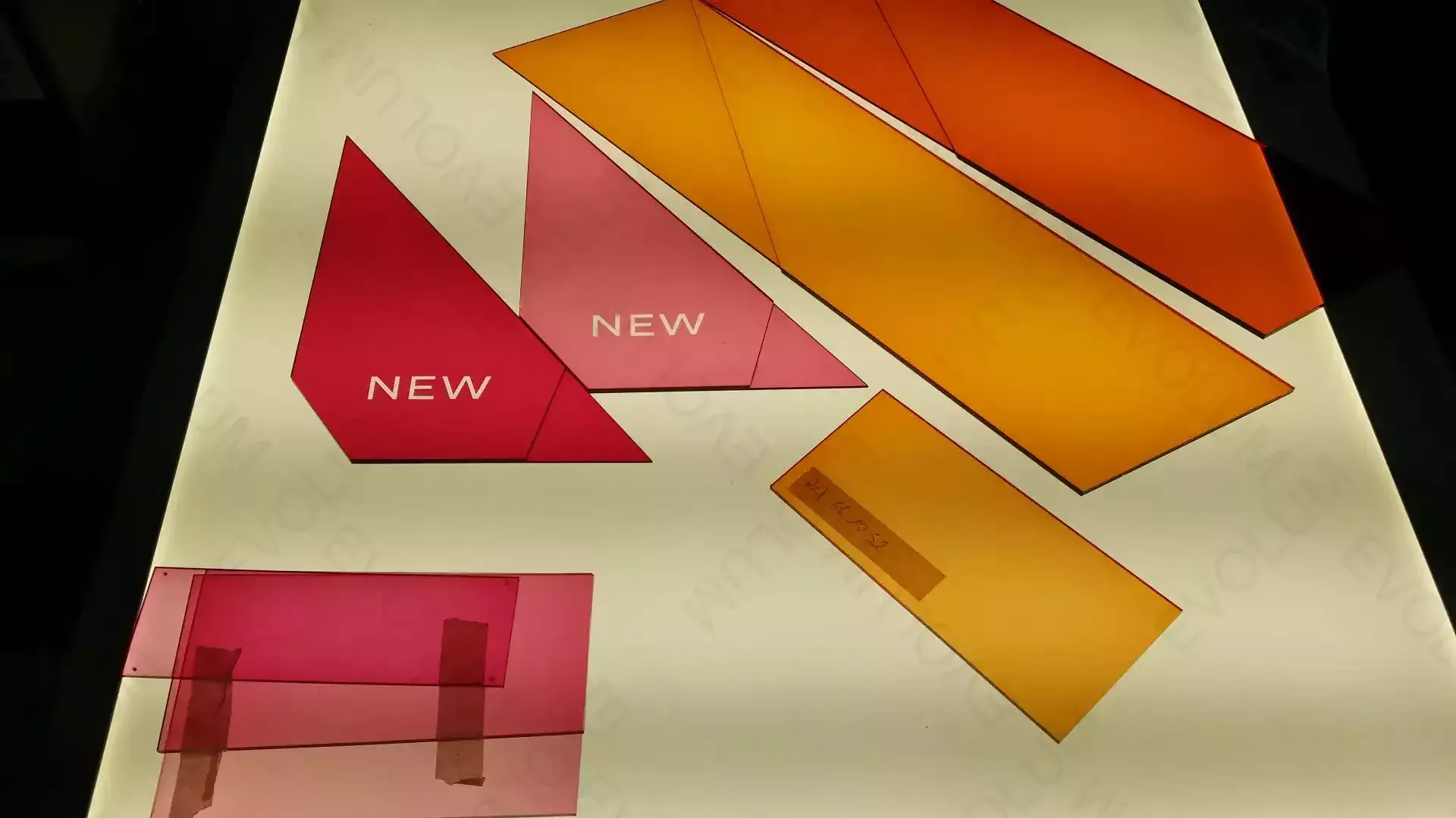 Maquette de coloration et teinte 3