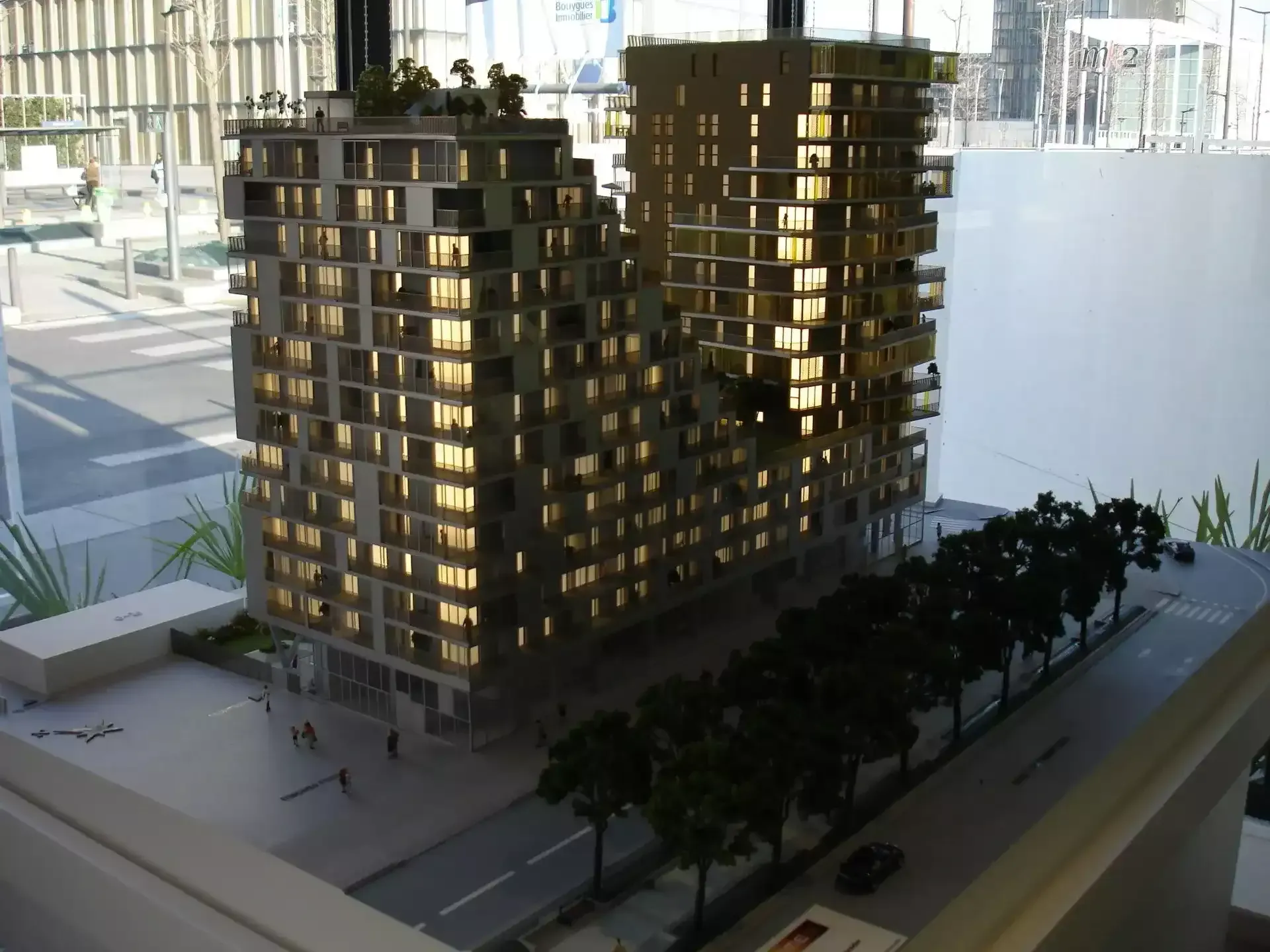 Maquette d'un projet d'urbanisme 2