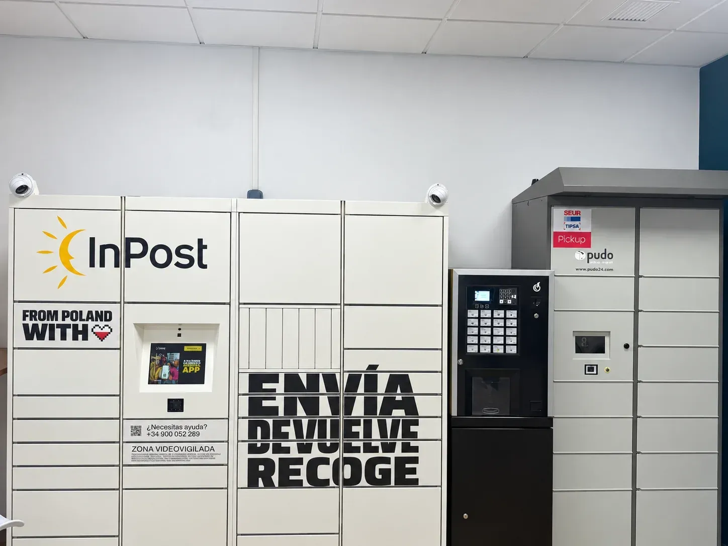 Recogida y entrega de paquetes SEUR e InPost en lavandería Móstoles