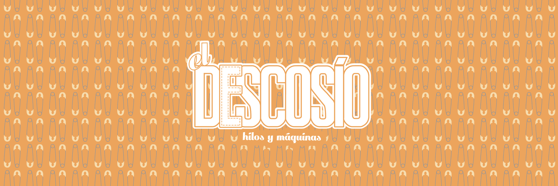 La palabra descosto está sobre un fondo amarillo con un patrón.