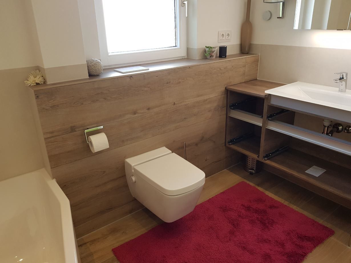 renoviertes Badezimmer