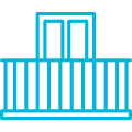 Tür und Balkon icon
