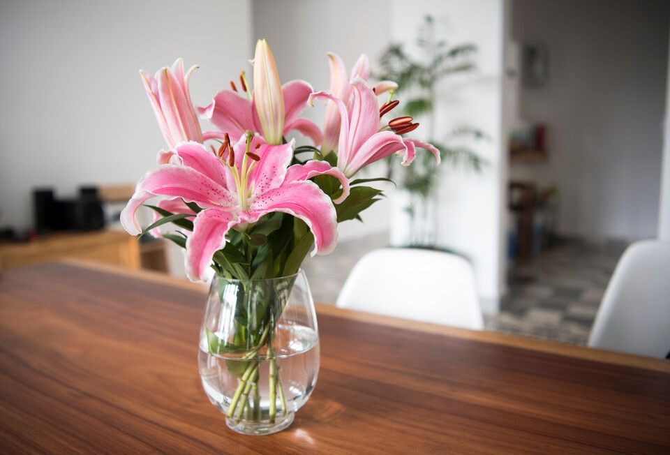 Tischdekoration von der Blumenhaus & Gartenbau Brühlmann AG