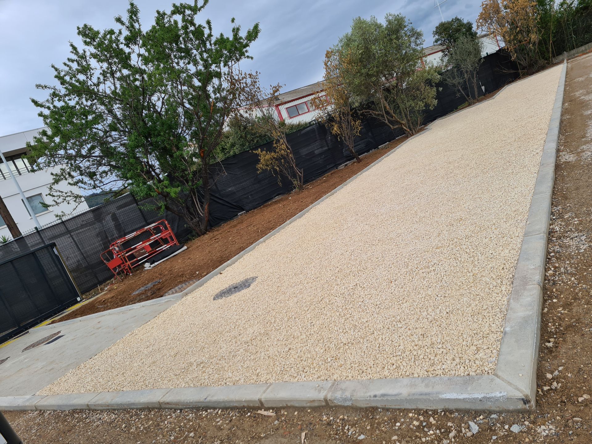 Création de bassin de rétention - chantier terminé