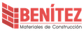 BENÍTEZ logo in red with brick icon and the words “Materiales de Construcción” below