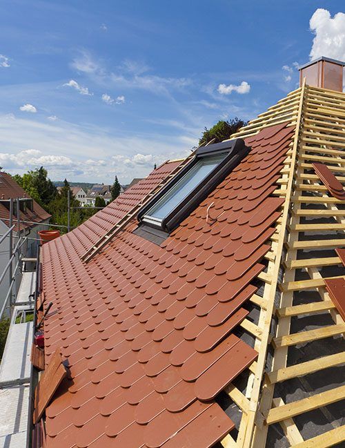 Toiture en tuiles