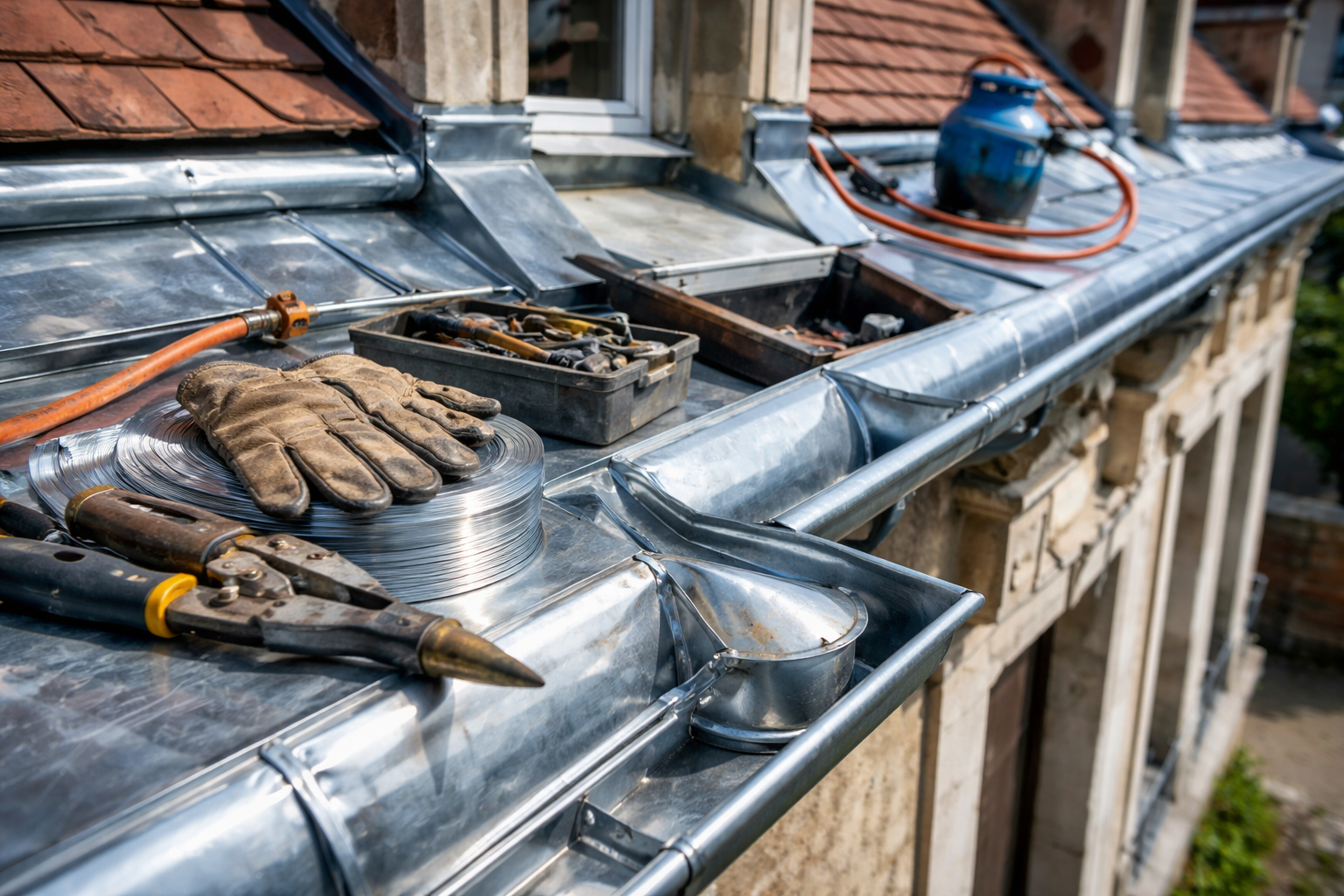 Travaux de zinguerie