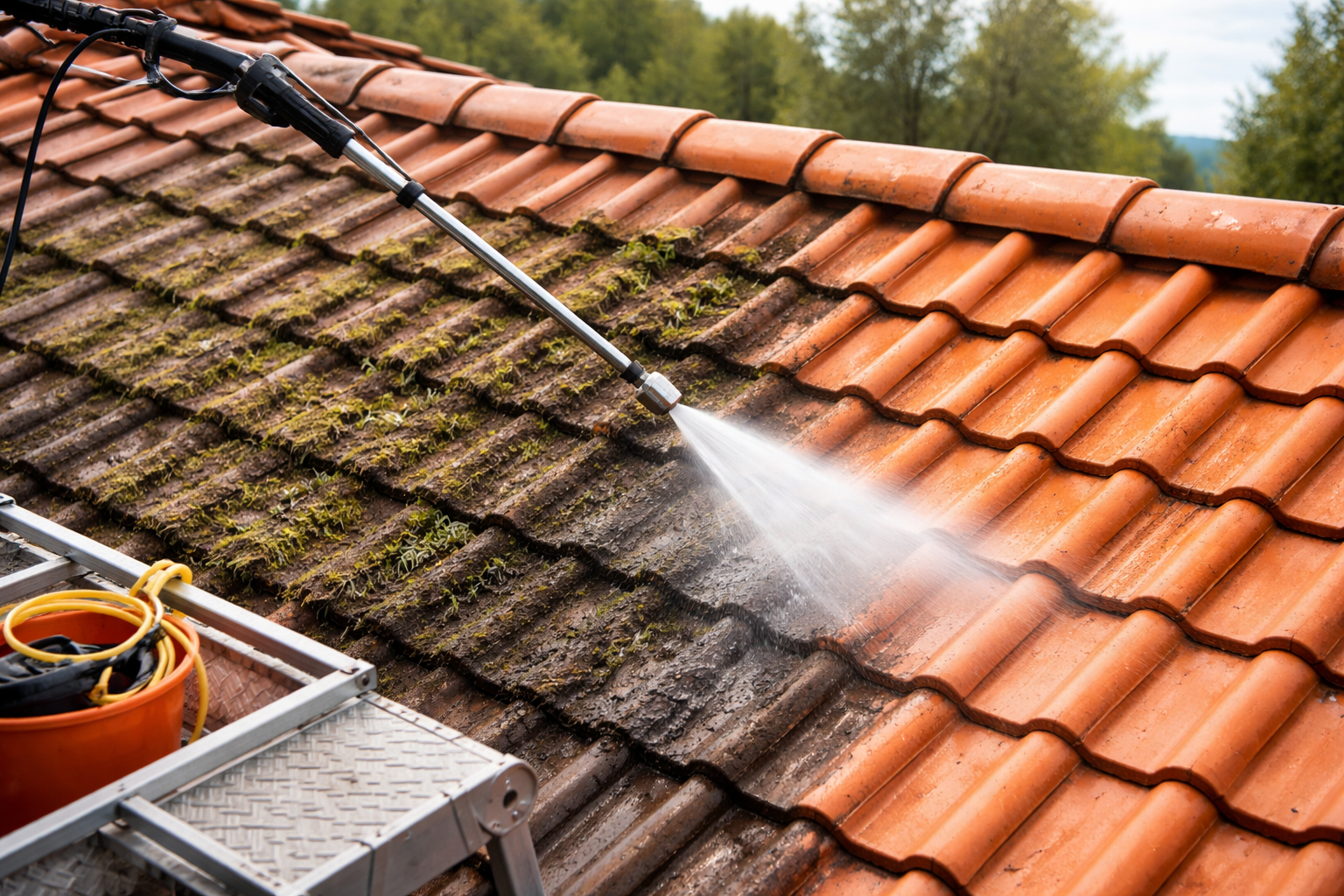 Nettoyage de toiture