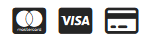 Un icono de visa, mastercard y tarjeta de crédito sobre un fondo blanco.