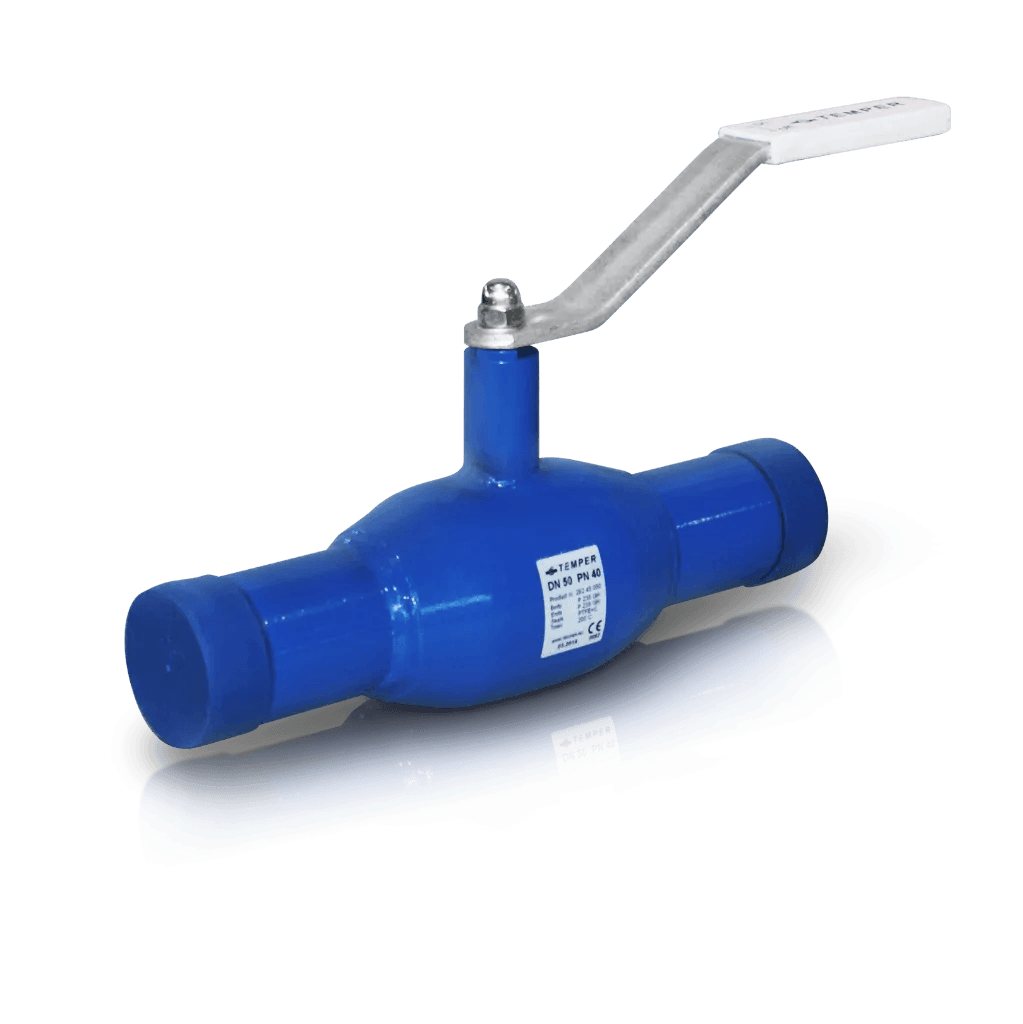 Welded ball valve