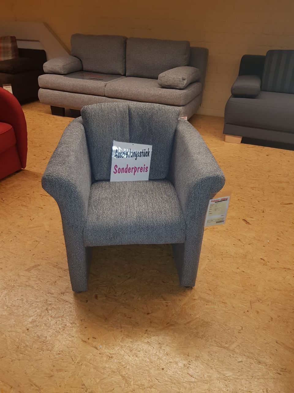 grauer Sessel