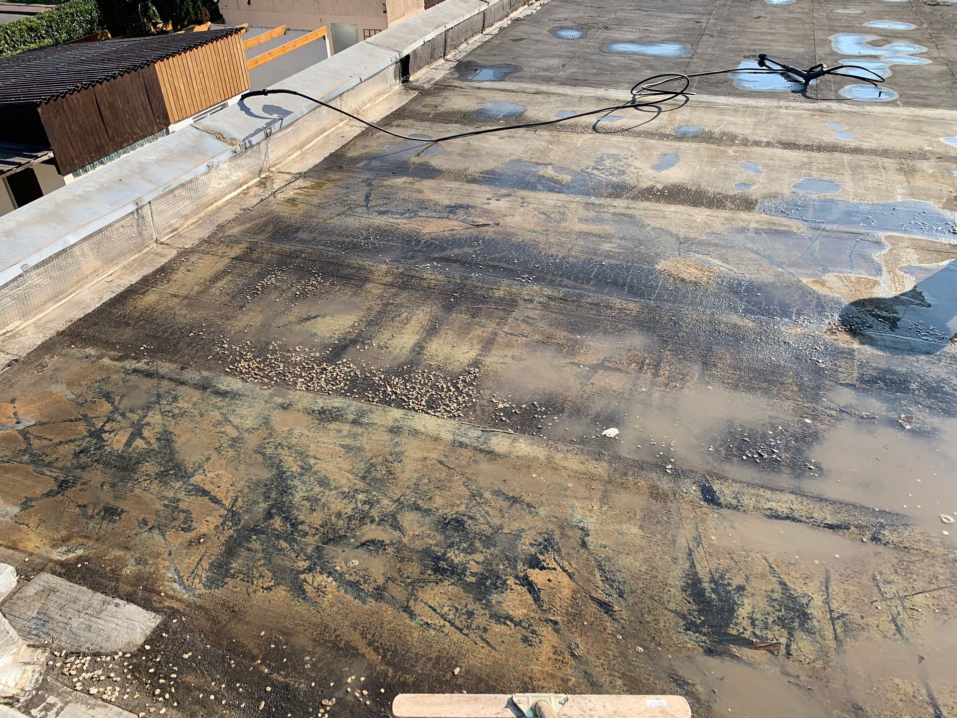 Toiture-terrasse avant travaux