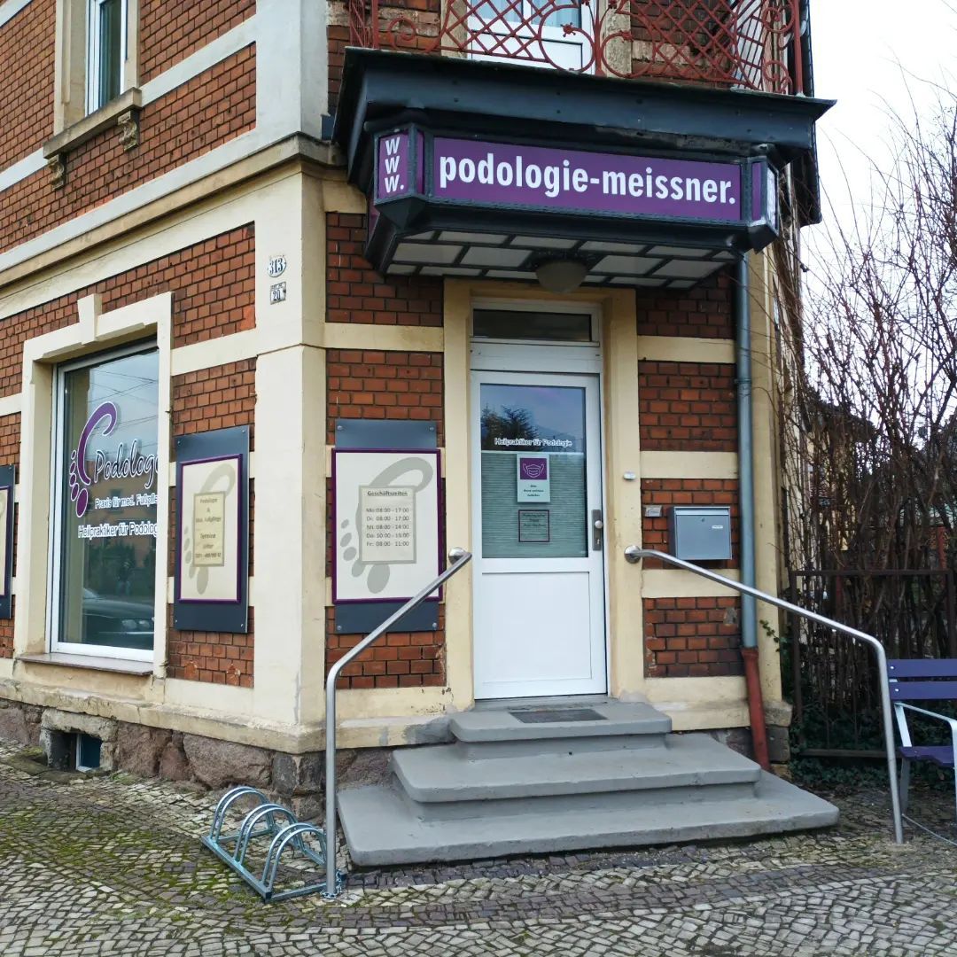 Anja Meißner Podologie, Praxiseingang von außen