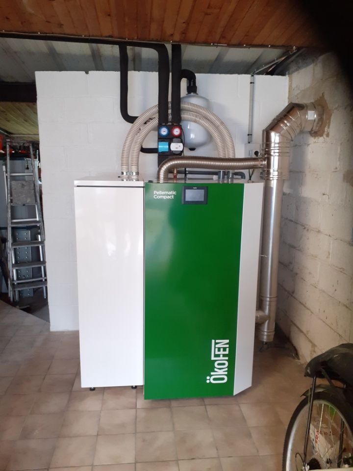 Chaudière installée en sous-sol