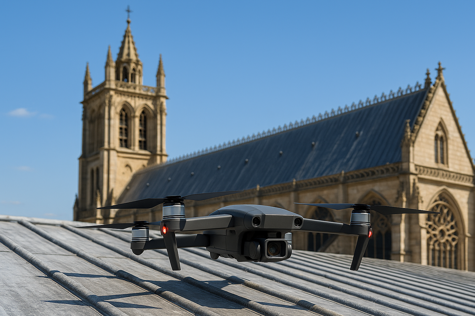 Travaux de zinguerie terminés