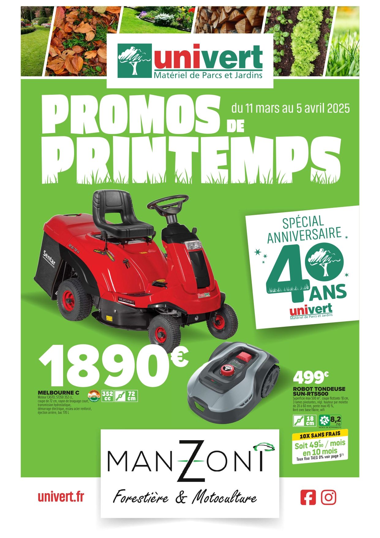 Promos du printemps 2025 du catalogue univert