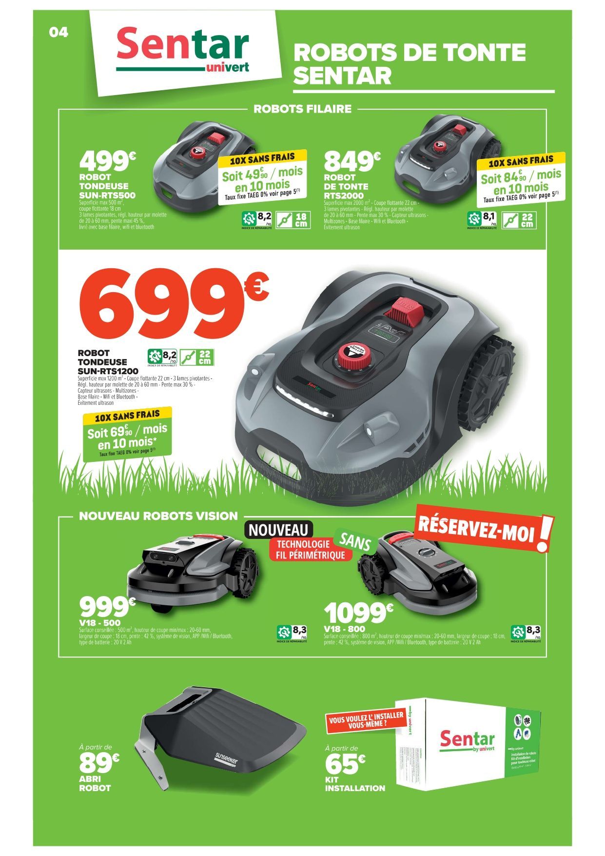 Promos du printemps 2025 sur les tondeuses autonomes