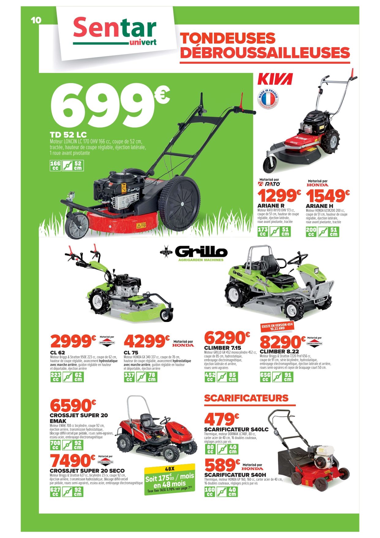 Promos tondeuses pour le printemps 2025