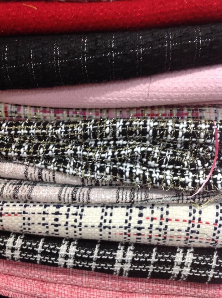 Échantillons de tissus texturés