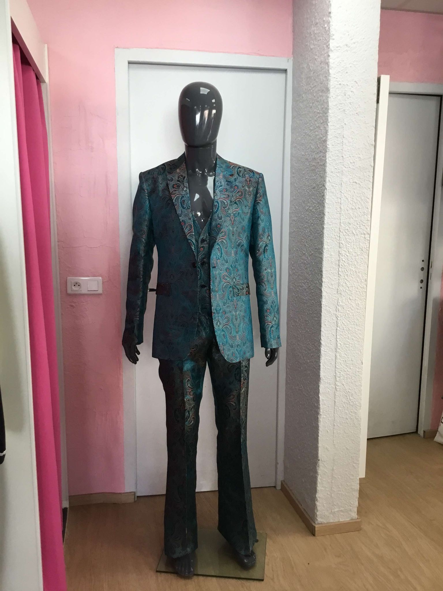 Ensemble homme bleu chic et original