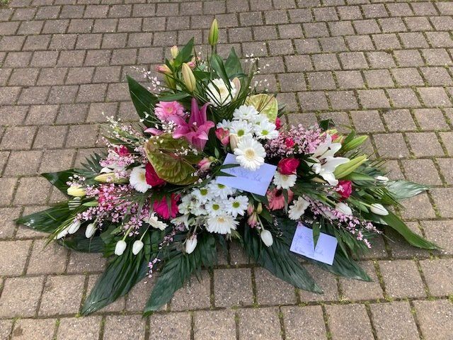 Composition florale multicolore