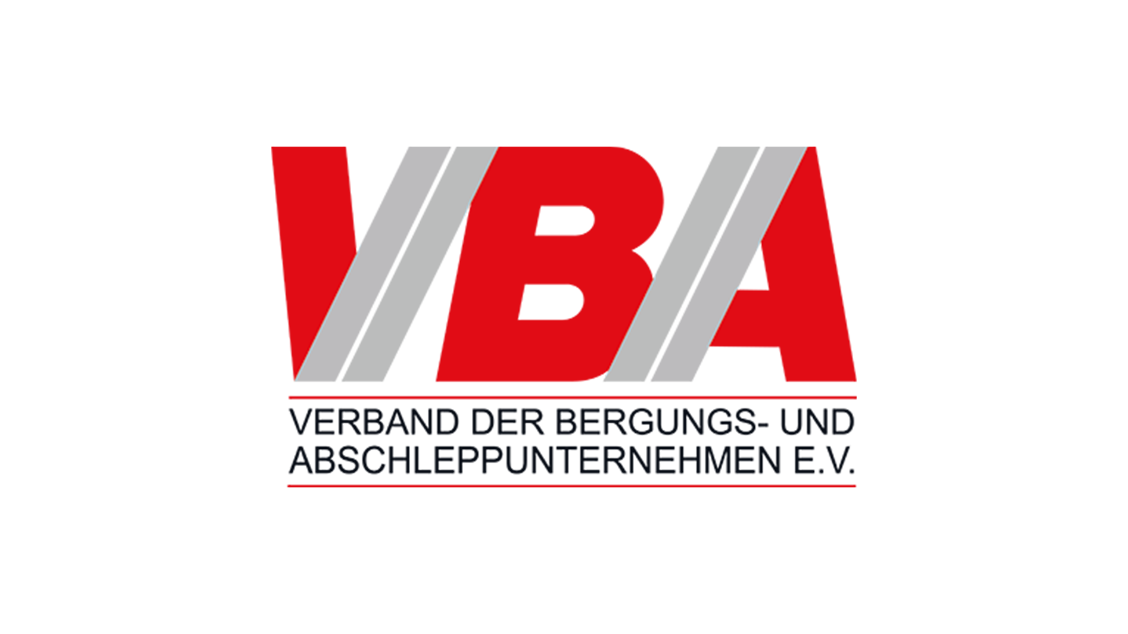 ein Logo für den verband der berge- und abschleppunternehmen e.v.