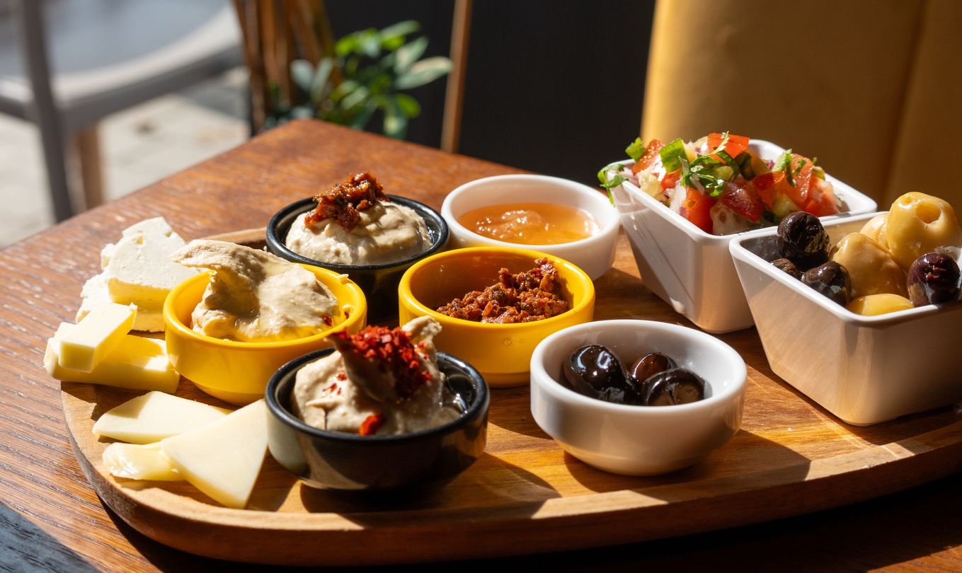 Une sélection de mezze turcs