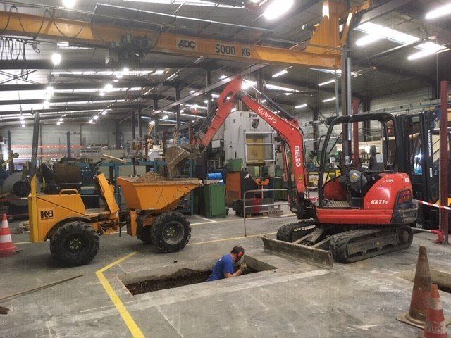 Maçonnerie industrielle à Corbas