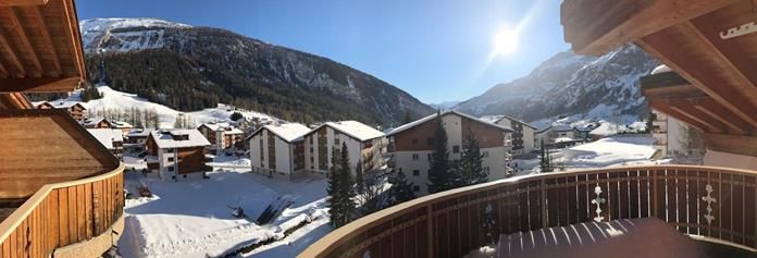 Aussicht Balkon Wohnung 501 - Appartementhaus Christina