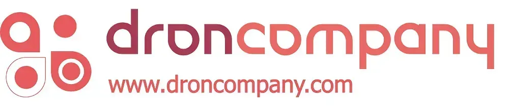 Un logotipo para una empresa llamada Drone Company.