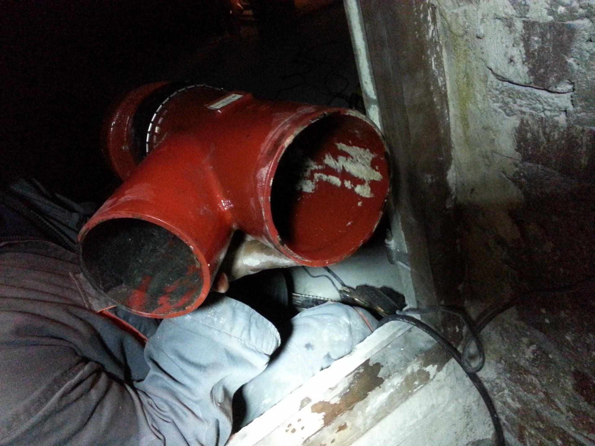 Dépose de fonte et nettoyage