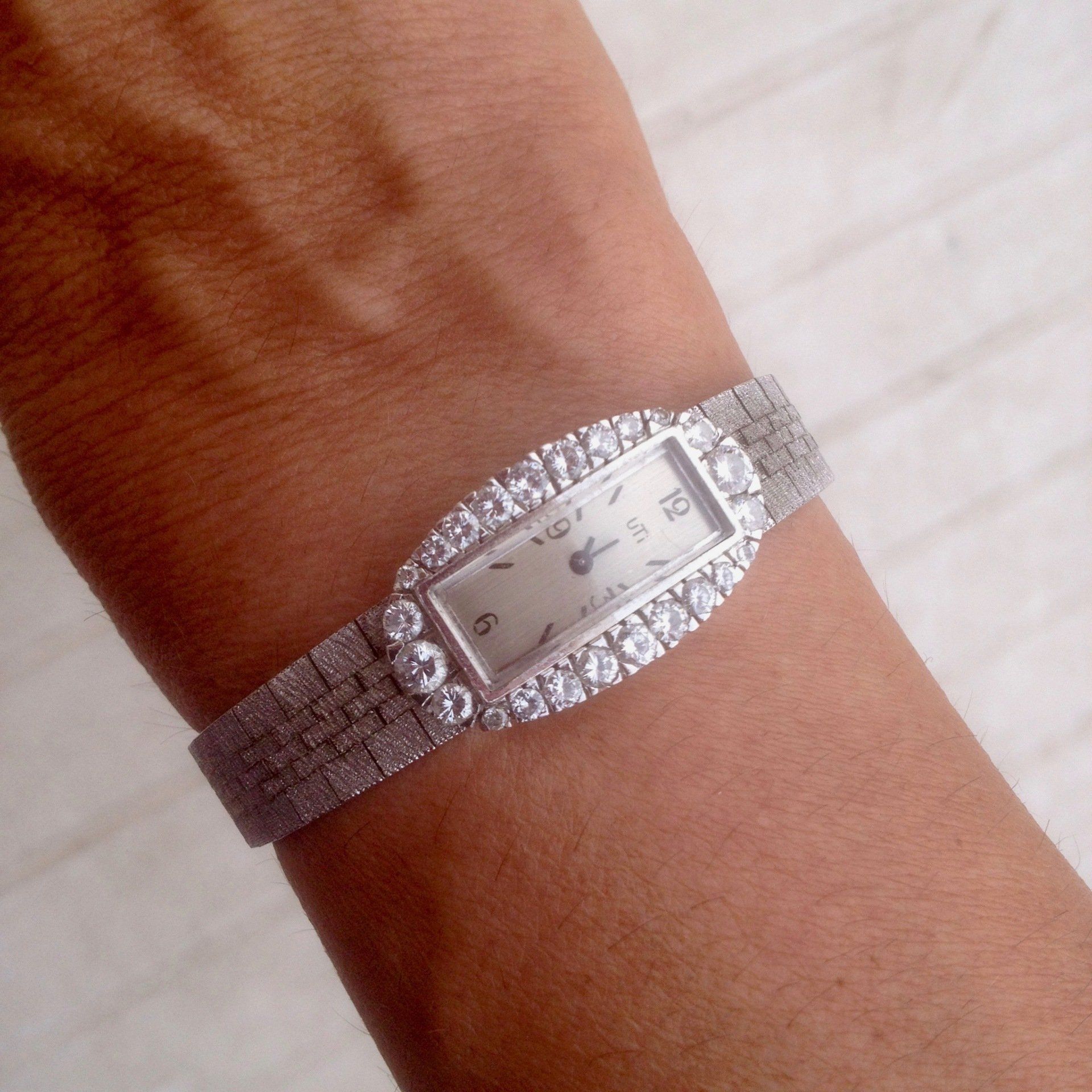 Bracelet de montre en diamant